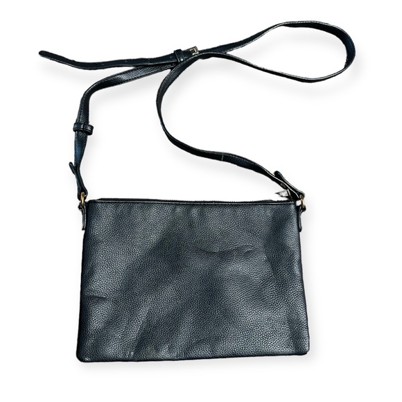 Forever 21 Handbags - Forever 21 Small Black Crossbody Bag Vegan Leather Purse 8 1/2" x 6"--